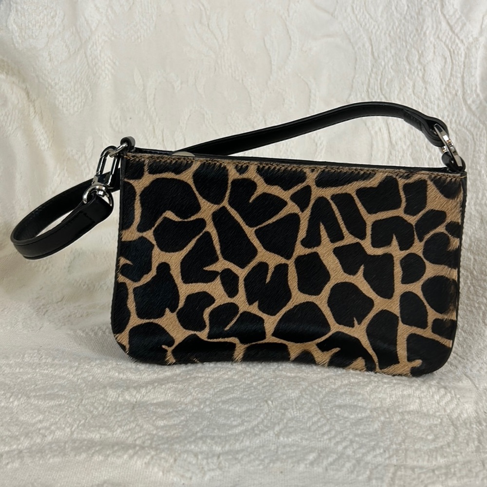 Carolee small zebra-print satchel purse